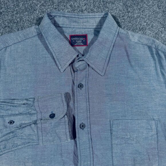 UNTUCKit Other - Untuckit Slim Fit Blue Shirt Men’s XL Extra Large